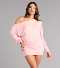 All Yours Off-Shoulder Mini Dress