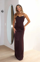 Amore Maxi Dress Dark Chocolate
