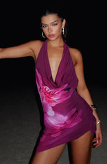 Straight Through Mini Dress Berry Lush