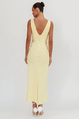 Soul Fire V-Neck Maxi Dress Butter