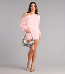 All Yours Off-Shoulder Mini Dress